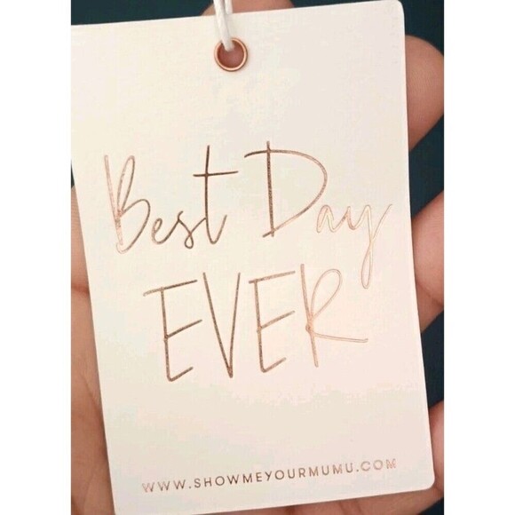 Show Me Your Mumu Jasmine Dress Size XXL Christmas Party Deep Green Chiffon Midi - Picture 9 of 10